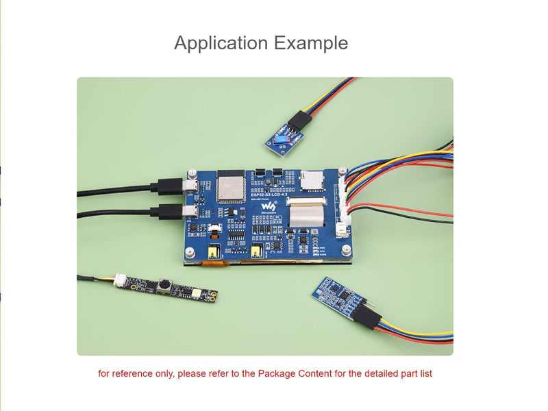 waveshare ESP32-S3 4.3inch Capacitive Touch LCD Development Board with 2.4GHz WiFi and BLE 5 Support,32-bit LX7 Dual-core ProcessorOnboard CAN, RS485, I2C Interface