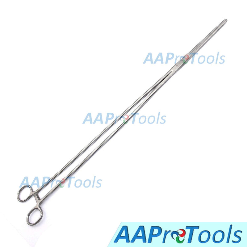 Lock Forceps Stainless Steel Hemostat Straight Serrated 24 Inches Length (24" Straight)