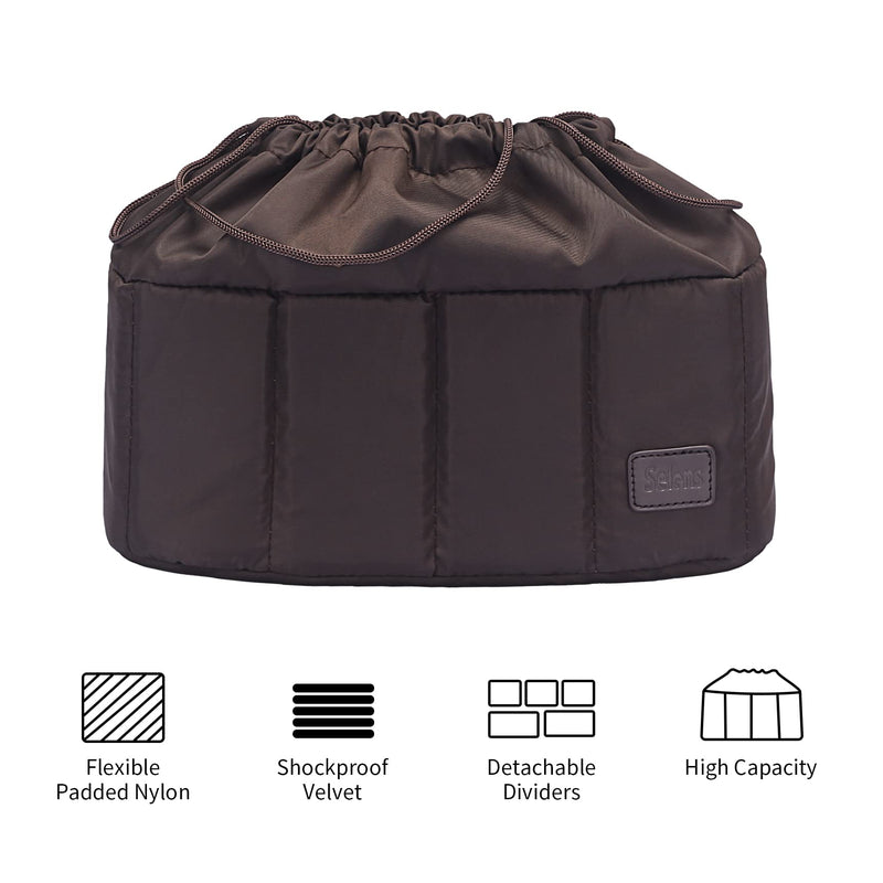 Selens High-Capacity Shockproof DSLR SLR Camera Padded Bag Case | Partition Camera Insert, Make Your Own Camera Bag