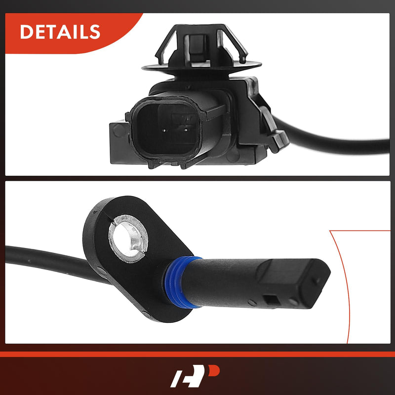 A-Premium 2PC Set Rear ABS Wheel Speed Sensor for Honda CR-V CRV 2007 2008 2009 2010 2011 [Sport Utility, Built in USA] Rear Driver & Passenger Side, Replace# 57470SXS003, 57475SXS003