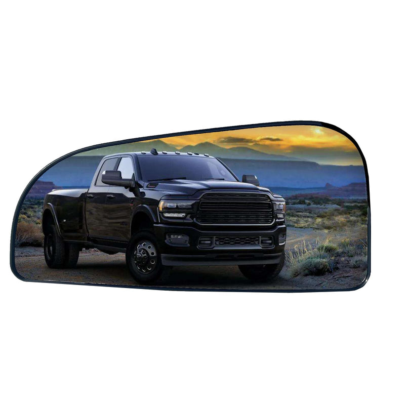 68067731AA Passenger Side Mirror Tow Lower Glass Replacement For 2010-2020 Dodge Ram 1500 2500 3500 4500 5500 - For Ram 1500 2500 3500 4500 5500 Side Tow Mirror Glass With Rear Holder Passenger Side (Right)