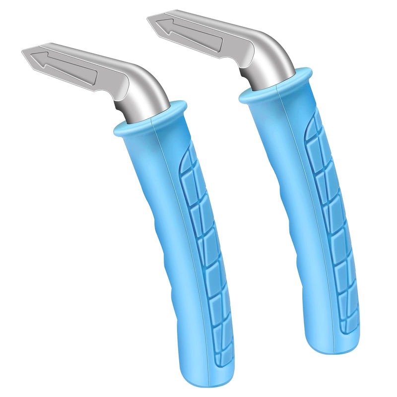 2 Pack Car Door Handle for Elderly Car Handle Assist Portable Vehicle Support Handle for Easy Sit to Stand Assistance Auto Cane for Seniors and Handicapped Supports Up to 450 Pounds Blue