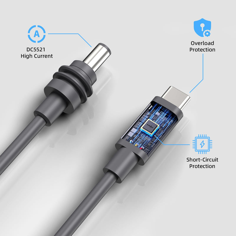 Starlink Mini Cable – Waterproof 32FT Starlink Mini USB C Cable, Works with 100W+ PD Source, Compatible Starlink Mini Accessories, 10M Starlink Mini Power Cable for Reliable Performance 32.8 ft