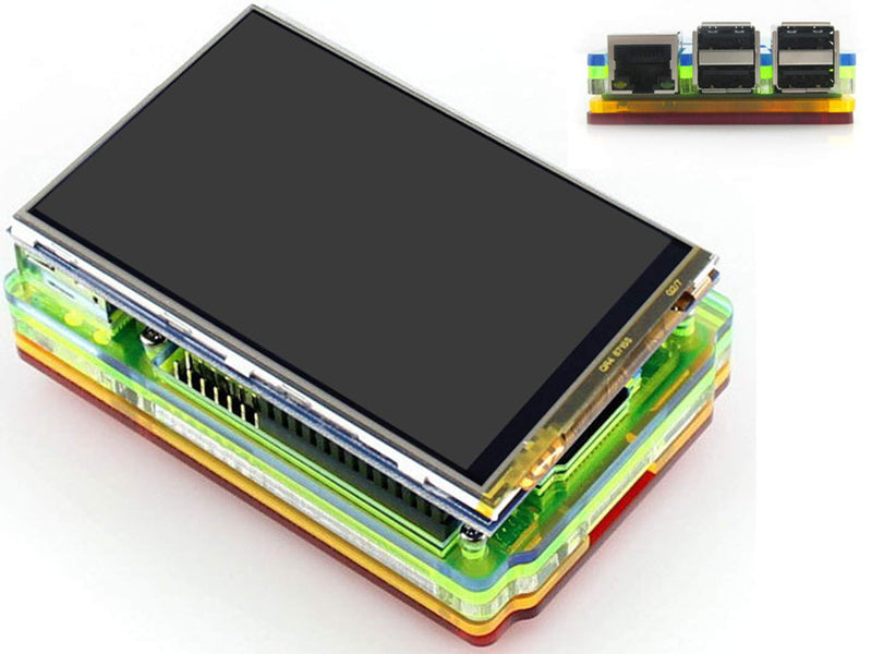 3.5 inch Touch Screen TFT LCD for Raspberry Pi 4B/3B+/3B/2B/Zero/Zero W/Zero WH 480x320 Pixel XPT2046 Controller SPI Interface