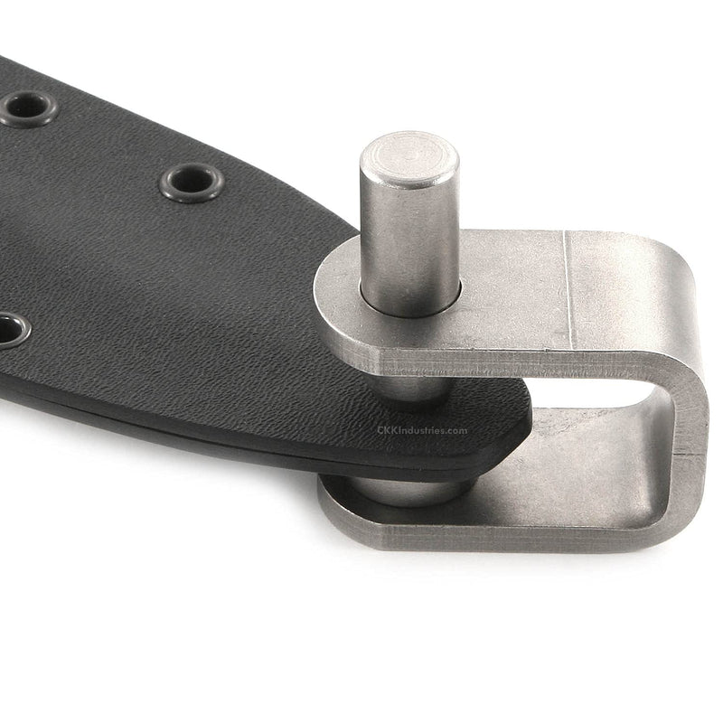 Eyelet Setting Tool & (10) Eyelet Combo - (1) [#8 Eyelet Setting Tool (1/4 in.)] + (10) [#8-9 Black Eyelets (1/4 in.)] - for KYDEX Holster Making, Sewing, Canvas, Tent Making (#8 Setting Tool + (10) #8-9 Black Eyelets)