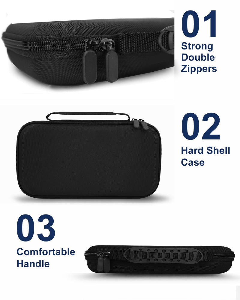 Hard Stethoscope Case for 3M Littmann Classic III & Cardiology IV Monitoring Stethoscope, Travel Storage case for Lightweight II S.E., for 2450/5620/5870/6200 & for MDF etc, Compact & Portable