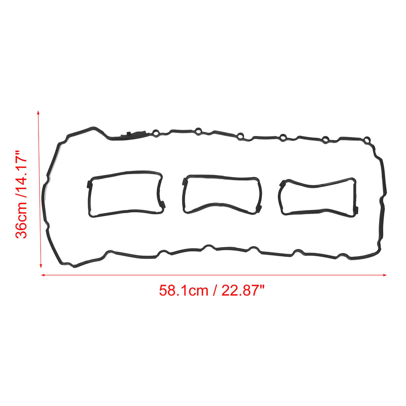 X AUTOHAUX VS50711 11127587804 299770 Engine Valve Cover Gasket for BMW 335i 435i 535i 640i E90 E91 E92 F30 F32 F10 F11 F12 X5 X6 3.0T