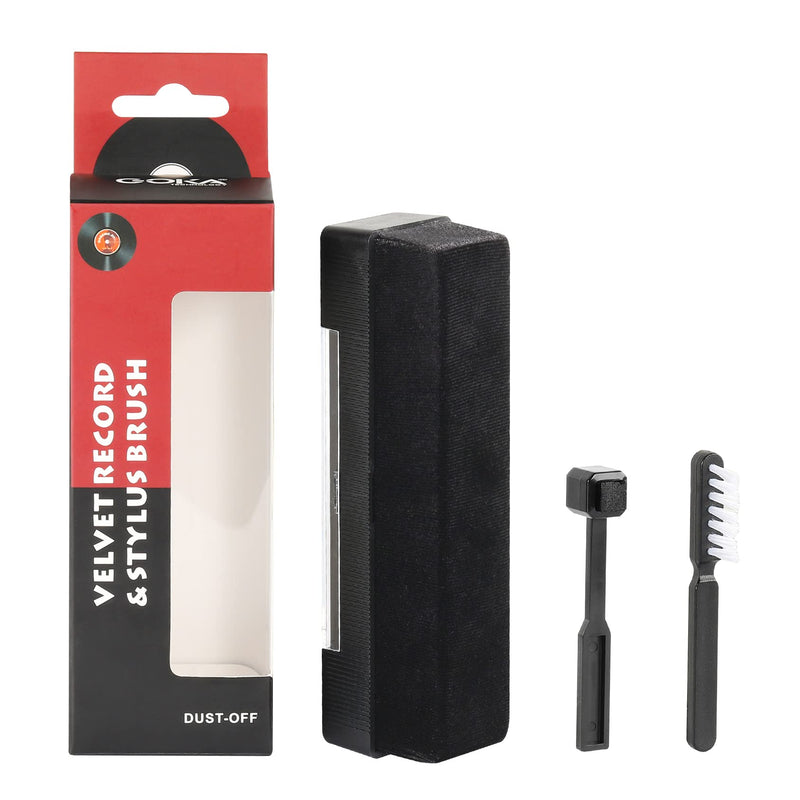 Record Cleaner Record Cleaning Kit with Anti Static Carbon Fiber Vinyl Record Brush