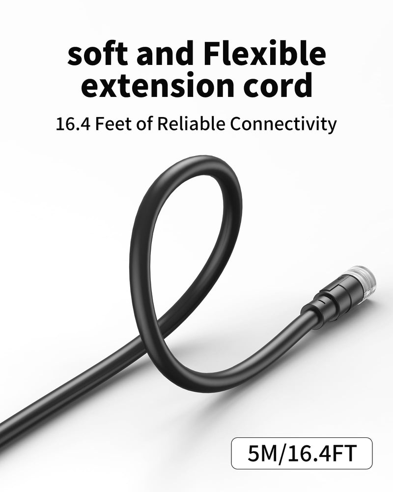 VASTHOME for Humminbird 720073-5 AS EC 15E - 16.4FT Ethernet Cable, Fit with Helix 15, 12, 10, 9, 8, 7, APEX 19, 16, 13, Xplore 12, 10, 9, Solix (15, 12, 10) G3, Onix, Ion, and 11, 9, 8, 7xxci Models