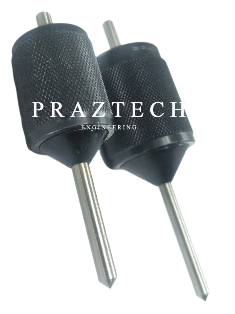 PRAZTECH® Universal Transfer Centre Aligner Center Punch - Hardened Pin (Set of 2) | EASY transfer center holes accurately | DIY Workshop Garage Hand Tool
