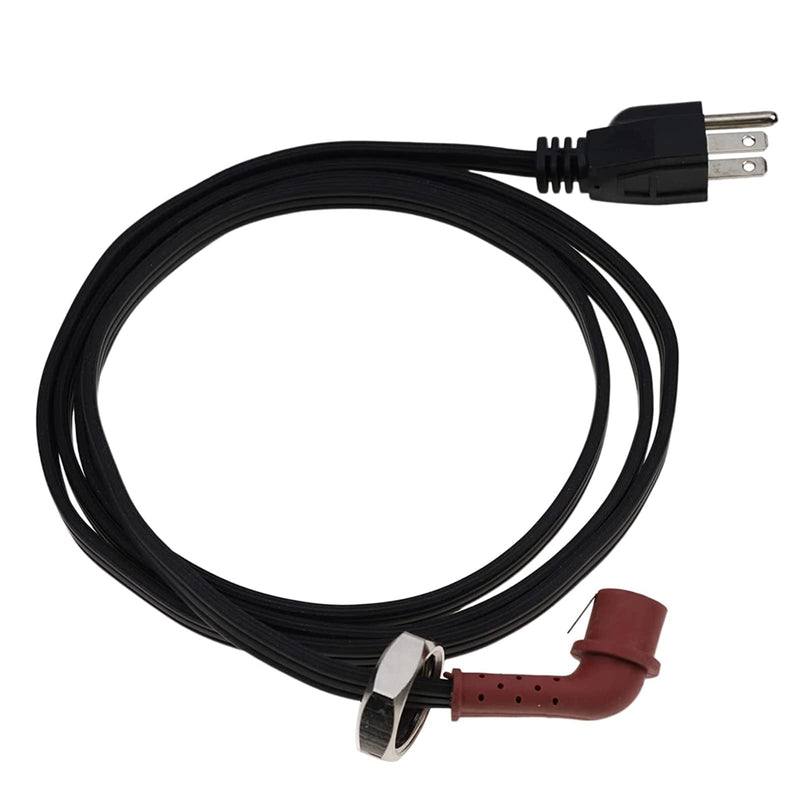 DVPARTS 120V Block Heater Cord Cordset 251919 Compatible with Ford 7.3 6.0 6.4 6.7 L Powerstroke Diesel F350 250 F250 Fits Heavy Duty Immersion Heaters and Engine Block Heaters