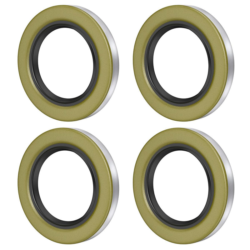 22333TB Double Lip Seals 2.250'', 3.371'' for 5200-7000lb Trailer Axles D42 Spindle (Qty 4) Replaces Dexter 10-36 Transcom 22333TB National 452920/482920 NOK AD3135E1/AD3135E0