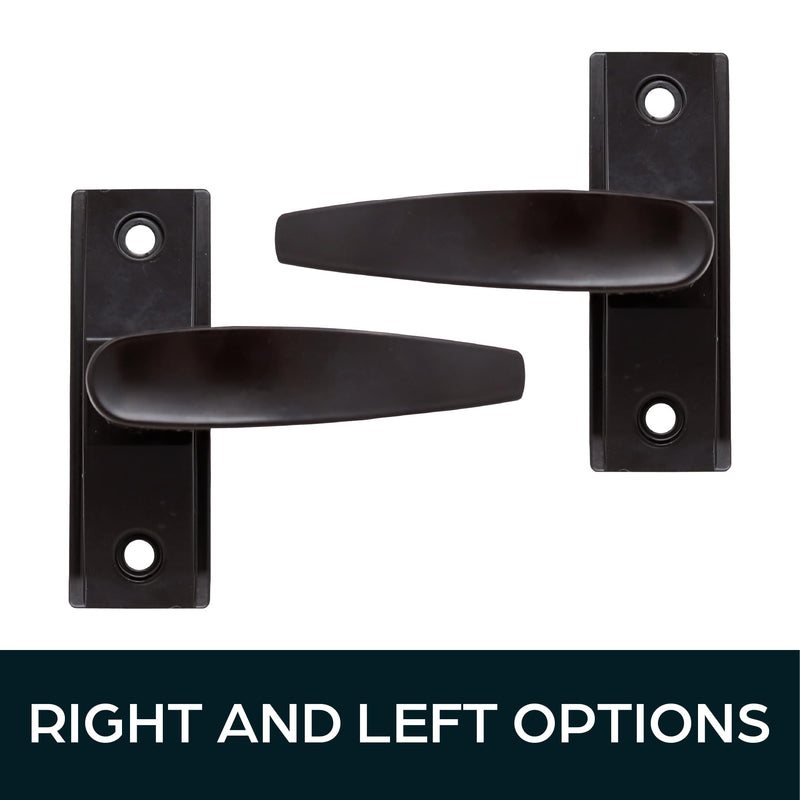 SUMMIT DOORWARE Adams Rite Style Door Handle | Deadlatch Lever Handle for Storefront Doors | Premium Security and Durability | Duronotic Finish (Left Hand) Left Hand