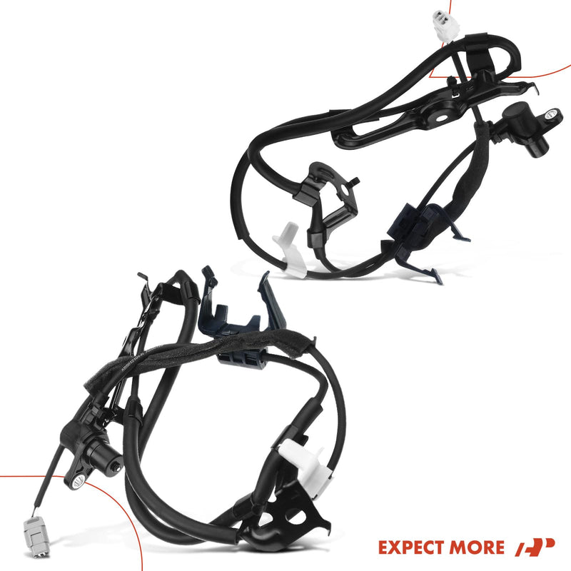 A-Premium ABS Wheel Speed Sensor Compatible with Toyota Models - Sienna 2004-2010 - Front Driver & Passenger Side, 2-PC Set, Replace# 89543-08030, 89542-08030
