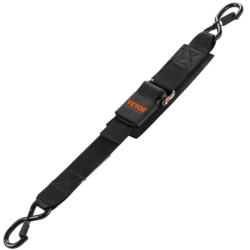 VEVOR Boat Trailer Transom Straps (2PK), 2’’ x 24’’ Adjustable Boat Straps 1,500lb Break Strength with Security Lock S Hooks and Boat Pads, Transom Tiedowns for Trailer, Boat or Kayak Secure