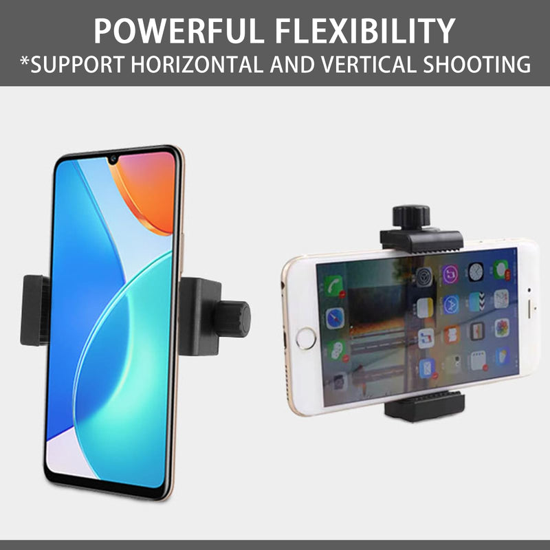 Phone Holder with 1" (25mm) Ball Head Adapter Compatible with RAM mounts B Size Double Socket arm & Bike Motorcycle Phone Mount for 4.7''-7.2'' Smartphone