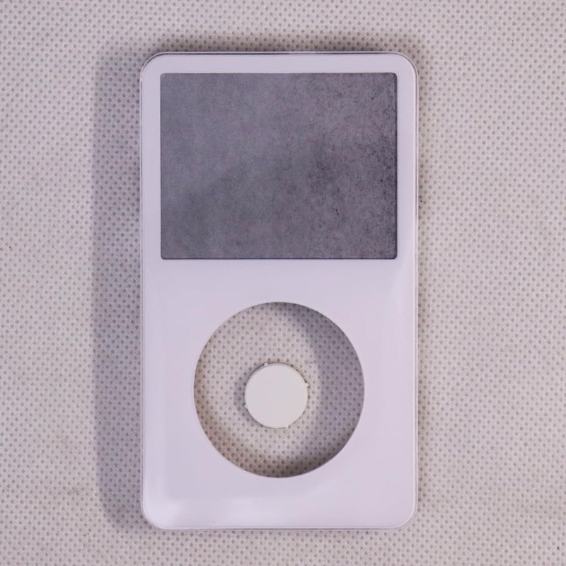 White faceplate with clickwheel with Button Key for iPod Video 5th gen 30GB 60GB 5.5th gen 30GB 80GB Plastic housing case White