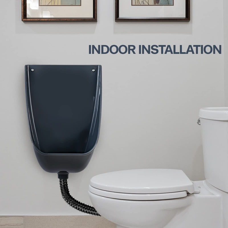 Düvkori® Plastic Urinals For Men,Gray,Urinals For Men,Urinal,Male Urinal,Urinals,Outdoor Toilet,Mens Urinal,Urinal For Men,Waterless Urinal,Urine Diverter,Urinals For Men Bathroom,Urinals Large Gray
