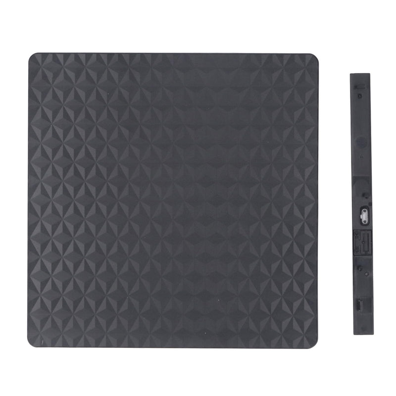 Tangxi External Optical Drive Case, USB 3.0 Type C and Type A Enclosure for 9.5mm CD DVD BD Drives, with Plug and Play Foldable Cable for and