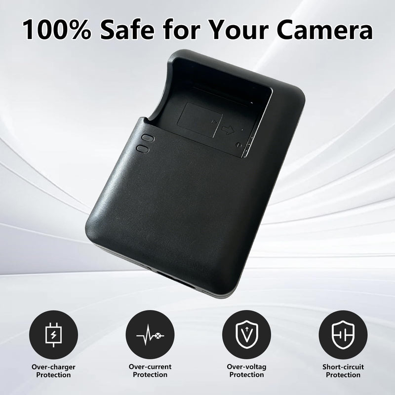 Camera NB-10L Battery Charger Replacement Compatible with Canon CB-2LC CB-2LCC CB-2LCE Battery. Works with PowerShot SX40 HS SX50 HS SX60 HS G1 X G3 X G15 G16