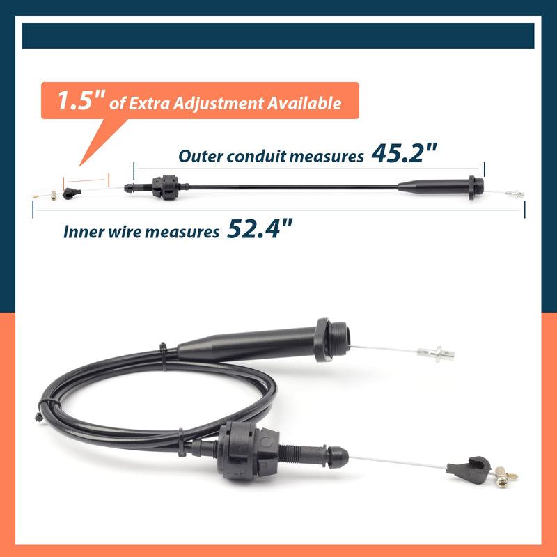 700R4 TV Detent Kickdown Cables 1982-92, 2004R 1981-90，K65552 T54450A 25519347 4L60 kickdown cable 25509824 25517312