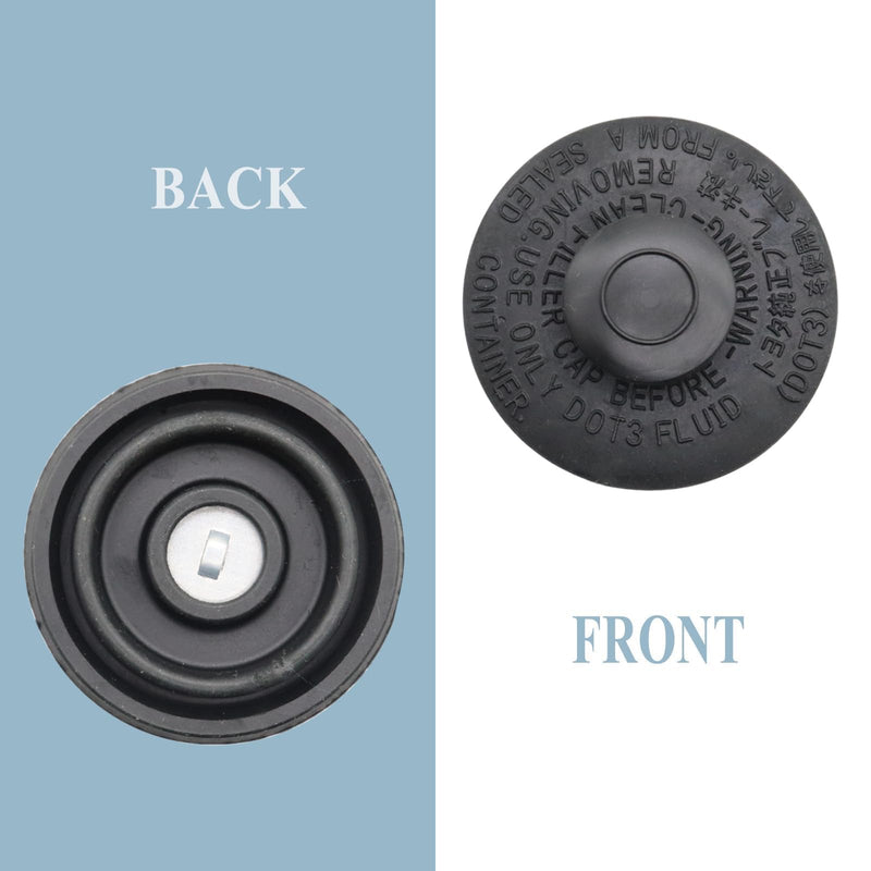 Brake Master Cylinder Fluid Reservoir Cap compatible with Toyota 4Runner Sienna Avalon Highlander Camry Corolla RAV4,Brake Master Cylinder Fluid Reservoir Cap Replace for 47230-12040 47230-06010