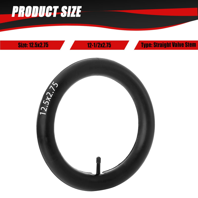 KAMIER 12.5x2.75 (12-1/2x2.75) Inner Tube for Razor MX350 MX400 ZR350 SX350 Mcgrath Dirt Bike E-Zip E500 E750 X-Treme X-560 Kids Electric Mini Dirt Rocket Bike Gas Scooter Tire Tube Heavy Duty Parts