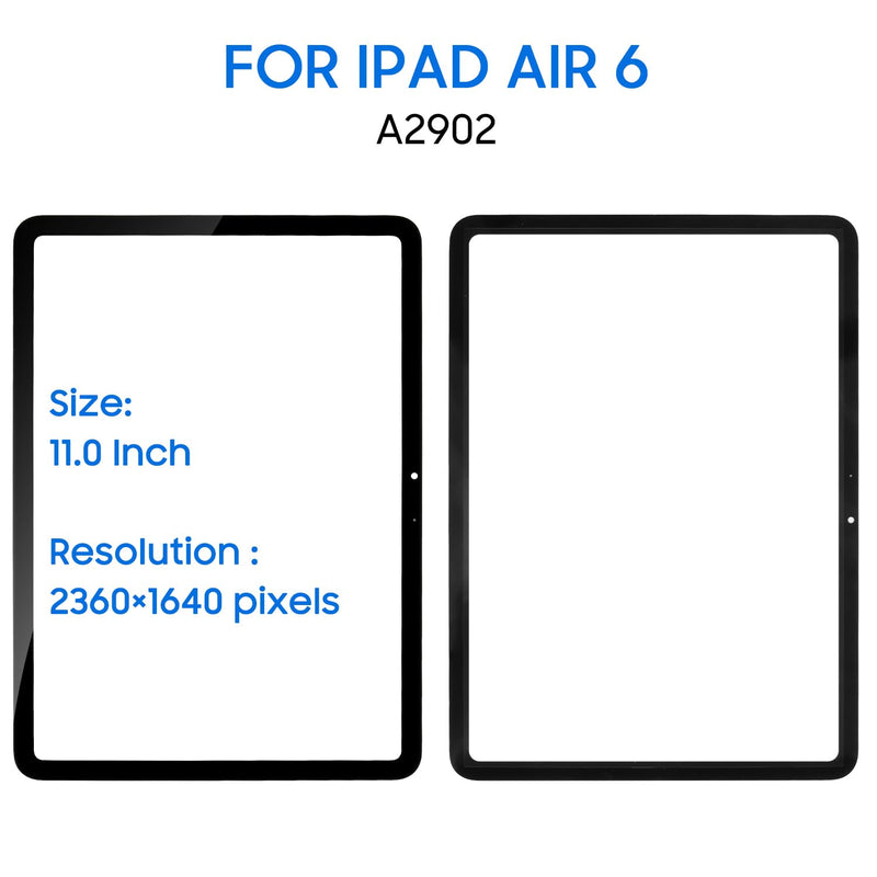 for iPad Air 6 11" 2025 M3 Outer Glass Only Replacement Front Glass Panel Without LCD/Digitizer with Tools for for iPad Air 6th Gen 11" A3267 A3270 Screen Repair Part