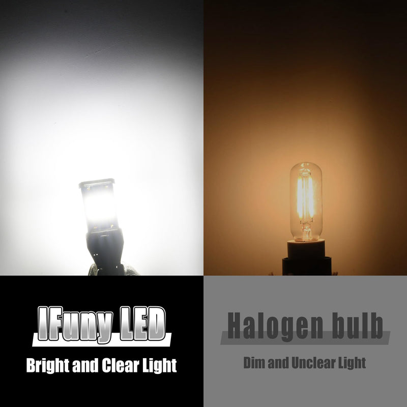 912 921 LED Bulb for Backup Reverse Lights, 2835 15-SMD Chipsets Error Free 300% Super Bright 906 922 W16W T15 LED Lights - (Pack of 2, White) 2pcs