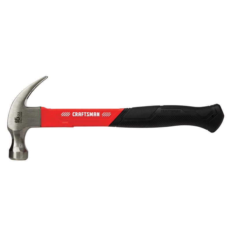 CRAFTSMAN Hammer, Fiberglass, 16 oz. with Tape Measure, Self-Lock, 25-Foot and Torpedo Level, 9-Inch (CMHT51398, CMHT37225S & CMHT82390) Home Owner Basic Tool Bundle