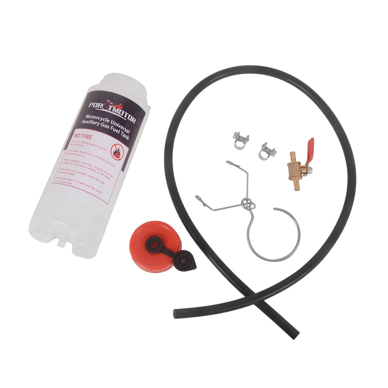 Motorcycle Auxiliary Fuel Tank (500ml with Vent) Gas Tank for Small Engine Work and Carburetor Tuning
