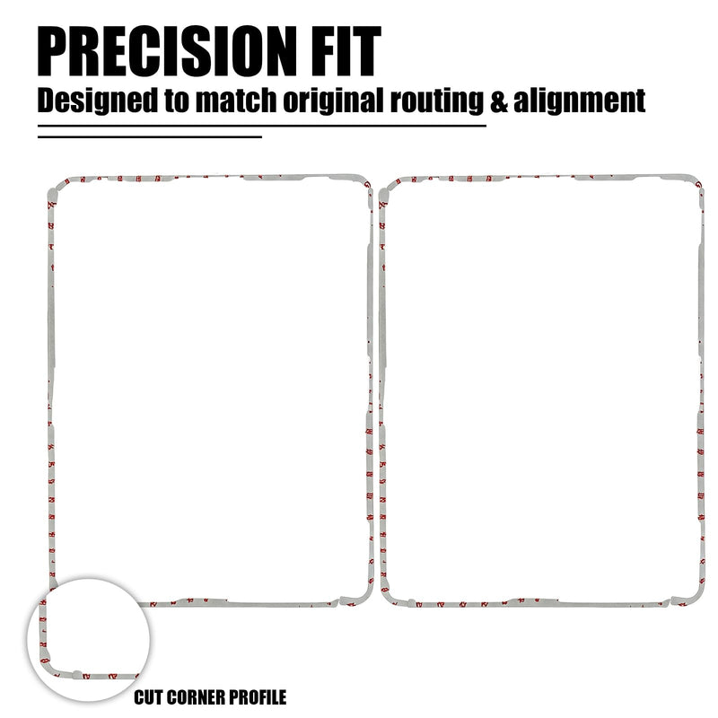 2PCS for iPad Pro 11 1st Gen Screen Adhesive Replacement for iPad Pro 2018 11 inch Front Touch Panel LCD Bezel Frame Pre-Cut Tape Sticker Glue Fit for Model: A2013 A1934 A1979 A1980