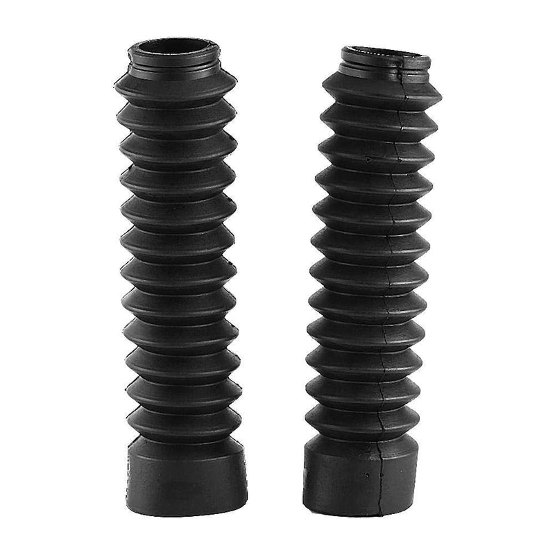 KIMISS Front Fork Cover, 205x42mm Motorcycle Front Fork Cover Gaiters Boots Shock Damping Dust Cover(Black) Black