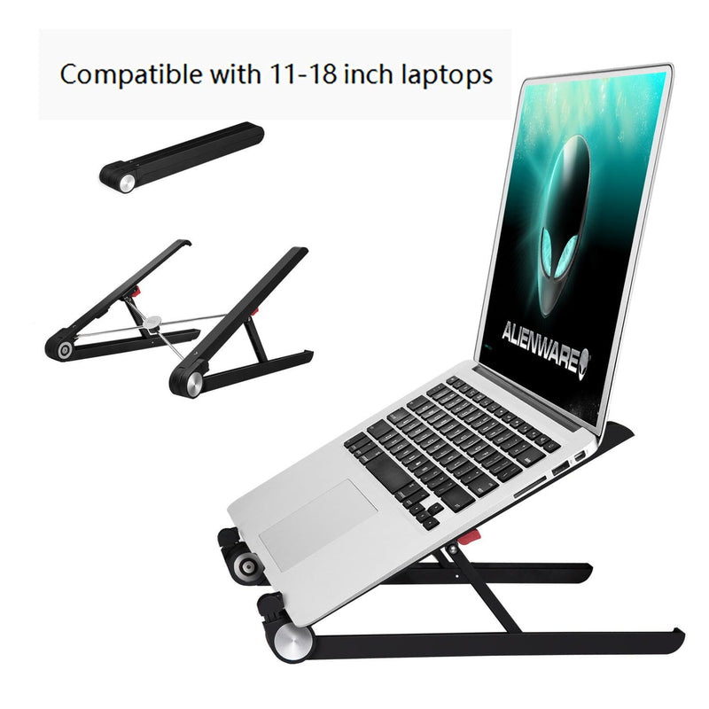 Portable Laptop Stand for Dell Alienware m18 m17 m16 m15 x17 x16 x15 x14 Area-51m 16 Aurora 14 15 16 17 18 inch Gaming Laptop for Desk,Made of Reinforced Nylon, 304 Stainless Steel and Silicone