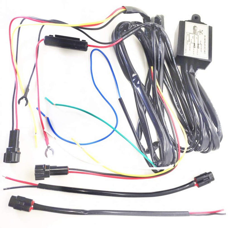 Garneck LED Daytime Running Light Automatic Controller, Universal DRL ON/Off Controller with dimmer, Delay, Turn, Blinker Fuction for Auto Car Accessories (12V)