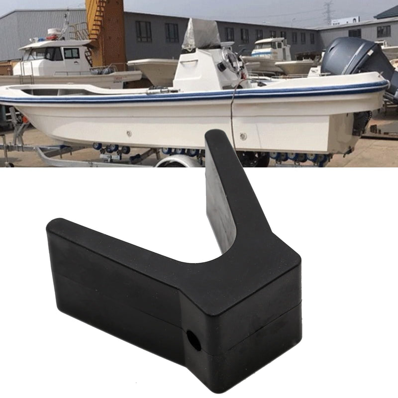 SYOWADA 4” V-Span Boat Trailer Rubber Stop Bow Stop wtih 2" Width | 2 * 4 * 1/2 Inch Block Trailer Rubber Bow Stop Non Marking Polyurethane Mounting Hole Y-Stop