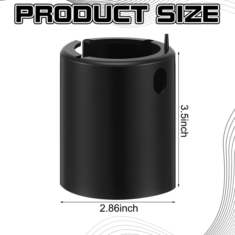 Novabright 4 Pack Boat Seat Swivel Bushings 2-7/8 Inch Boat Seat Pedestal Bushing Plastic Marine Pedestal Post Sleeve