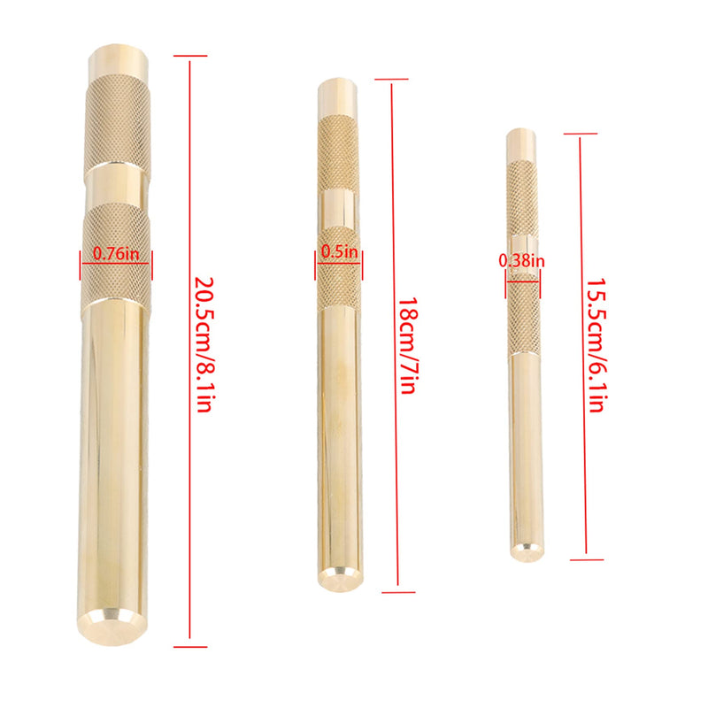 WFLNHB 3PCS 61360 Brass Drift Punch Set