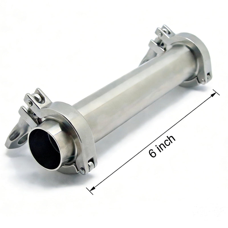 QiiMii 304 Stainless Steel Vacuum Chamber Tube, 6" Length (45g Weight) 45 Gram