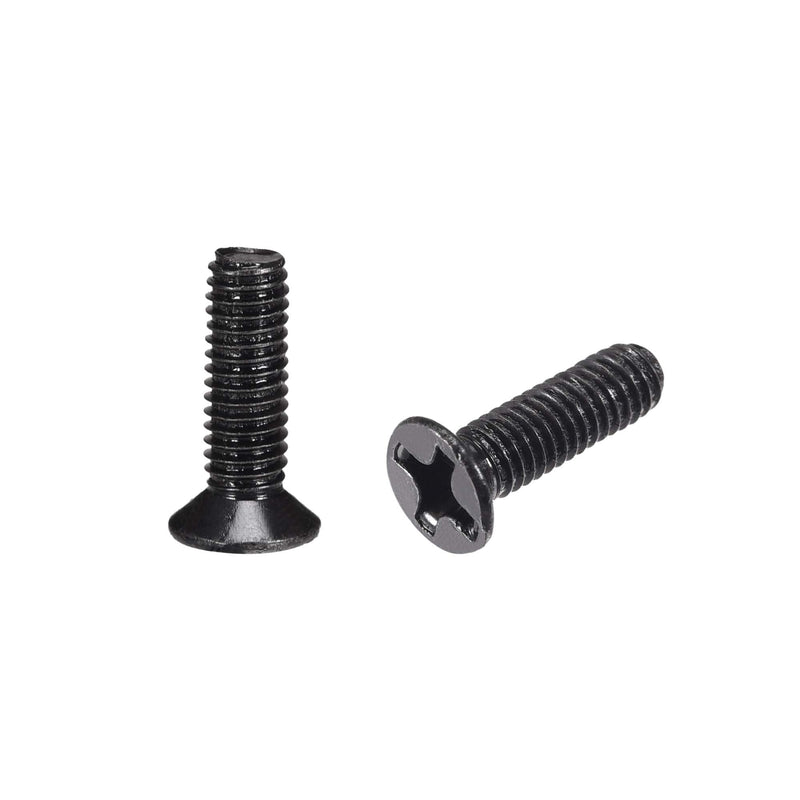 uxcell M3 x 10mm Phillips Screw Fastener Black for Laptop PC TV Fan Switch 350pcs M3x10mm