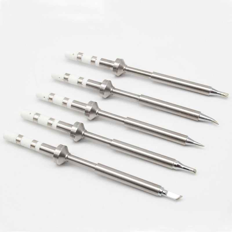 5PCS Soldering Iron Tips,TS100 Series Rapid Heating Replacement Tip for Pinecil TS100 | TS101 Soldering Iron,Easy to Instal Solder Accessories