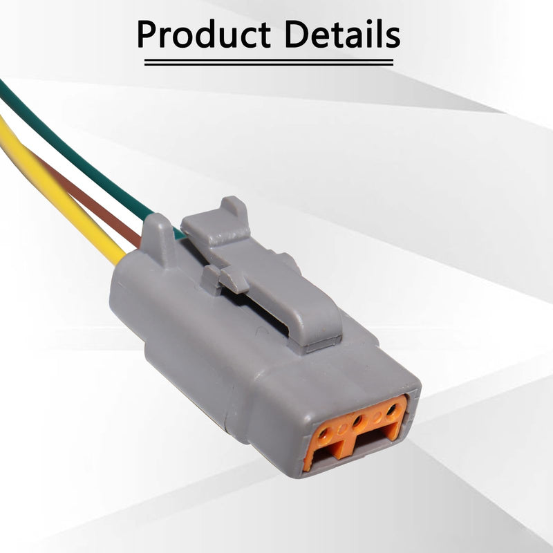 Fuel Injection Pressure Sensor ICP Sensor 1845536C91 3PP6-8 Oil Pressure Sensor Compatible with International Navistar Maxxforce DT466E DT570 1845536 1845536C92