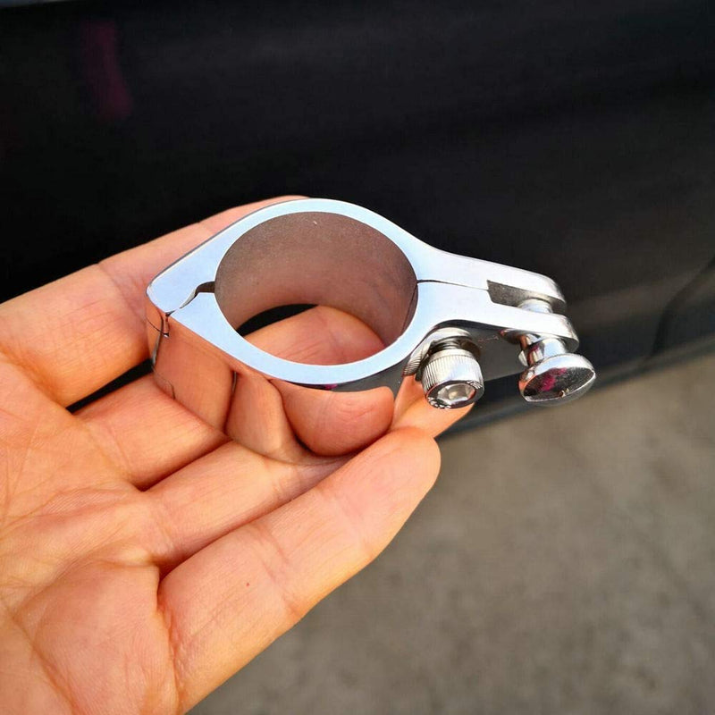 Marine Stainless Steel 316 Boat Bimini Top Hinge 1-1/4" 32mm Rail Mount Bimini Jaw Slide,2 Pack