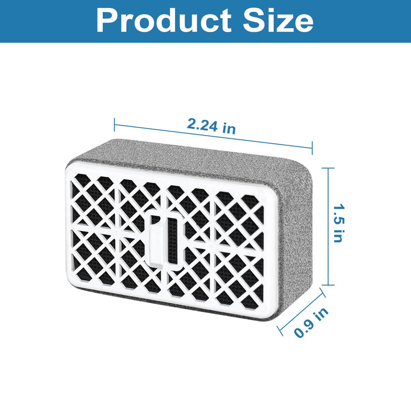 3 Pack Deodorizer Filter Cartridge Compatible with TOTO THU6474-01 THU6474#01 THU6072 S550E C5 C2 SW3074 SW3054T40 SW3056T40, Bathroom Toilet Deodorizing Carbon Filter 3