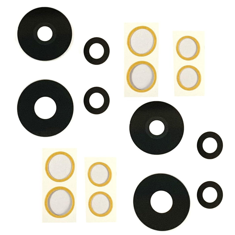 Rear Camera Lens Glass Back Camera Cover Glass Replacement for Motorola Moto G 5G 2025 XT2513, with Adhesive (2 Set)