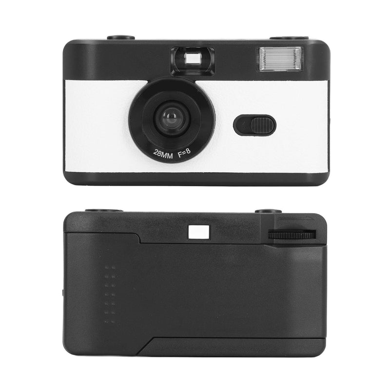 Film Camera 35MM, Reusable with Flash, Supports 135 or 35MM Black and White or Color Film, 28MM F/8 Lens, 1/120s Shutter Speed