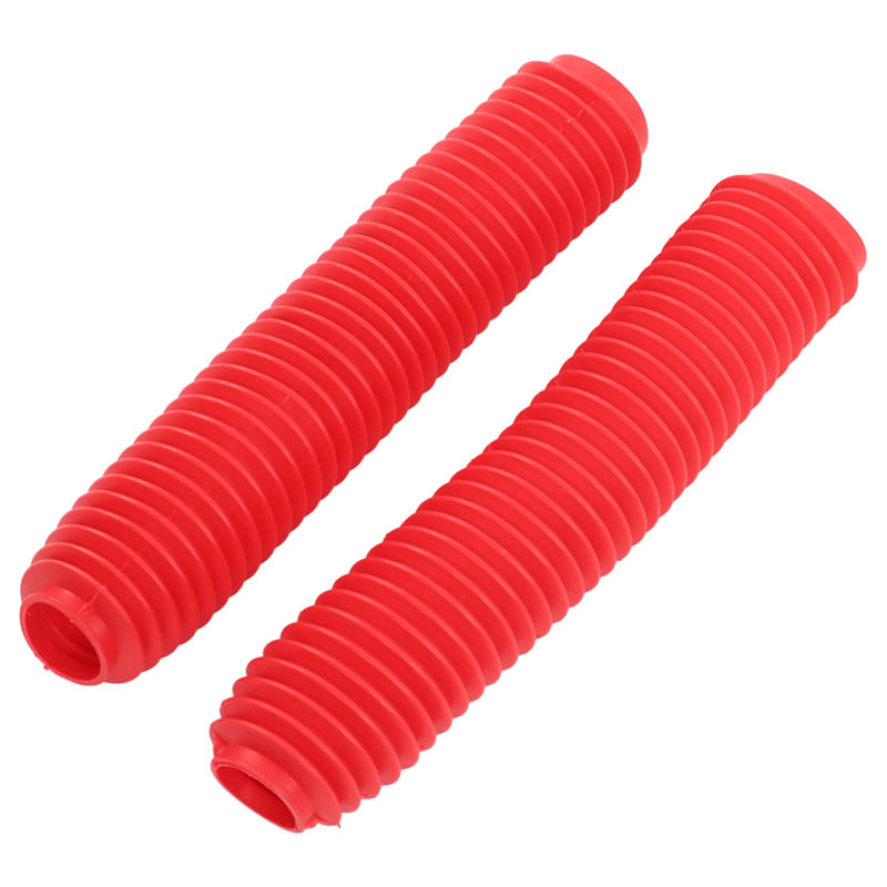 Keenso Pair Motorcycle Front Fork Shock Boots Dust Cover, Rubber Replacement for RM125 DR250 DRZ400 400 Other Other Other (Red), GeerPYBVZV6h9d-13