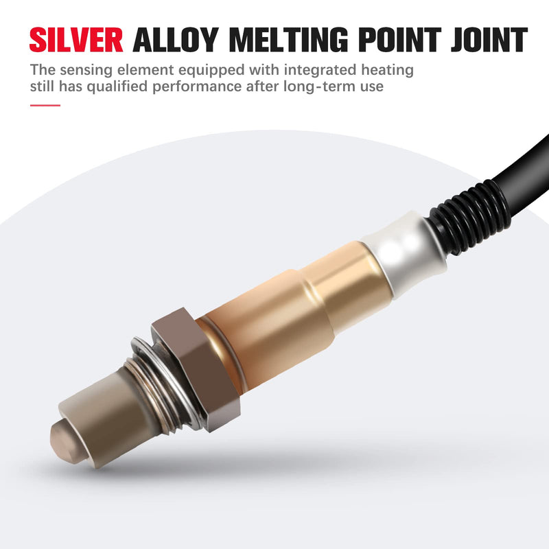 Upstream O2 Oxygen Sensor 234-5055 for Hyundai Accent Veloster 1.6L 2012-2017 for Kia Rio Soul 1.6L 2012-2018 Air Fuel Ratio Sensor Bank 1 392102B210 392102B410
