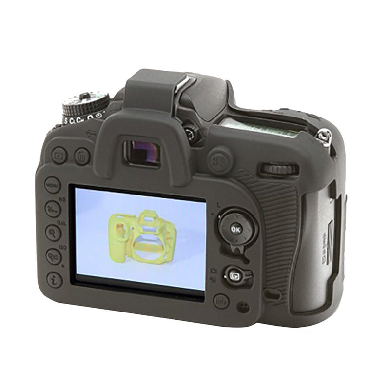easyCover Silicone Protective Camera Case compatibe for Nikon D7100 / D7200 black