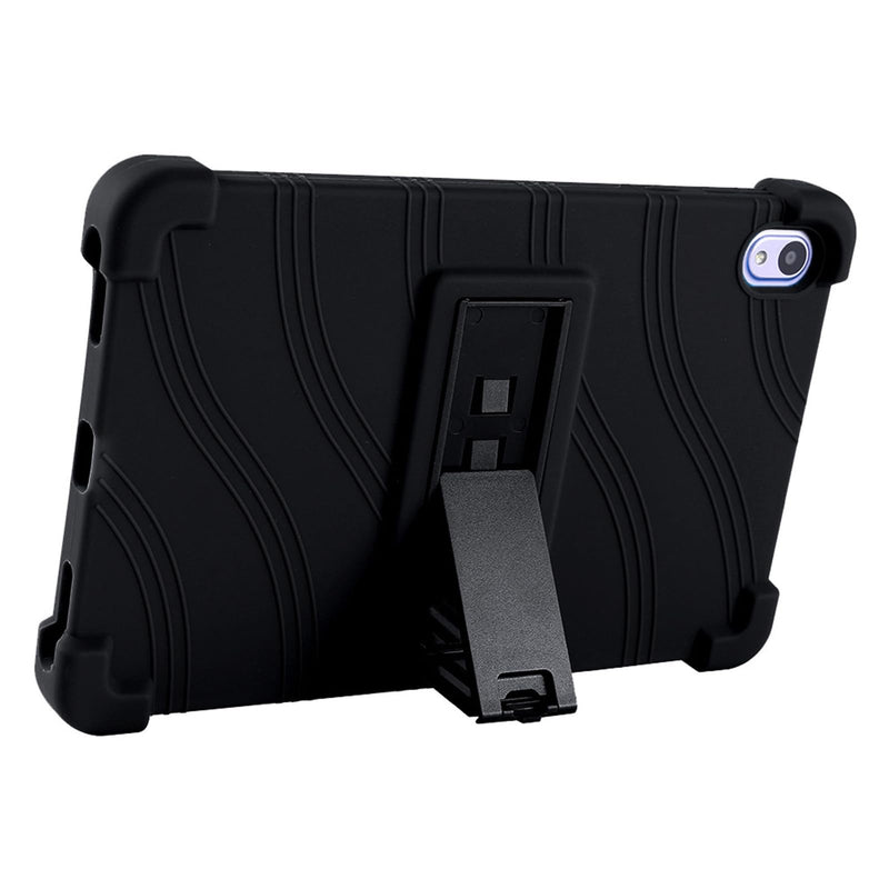 Case for Walmart Onn 7 inch Core Tablet 2026 Model (TBBLU36020962), Kids Friendly Soft Silicone Adjustable Stand Cover for Onn 7 inch Gen 5 2026 Tablets (Black) Black